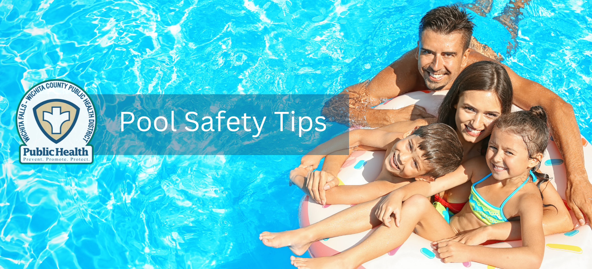 Pool Safety Tips Banner