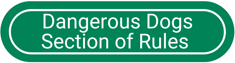 Button Dangerous Dog Section of Rules