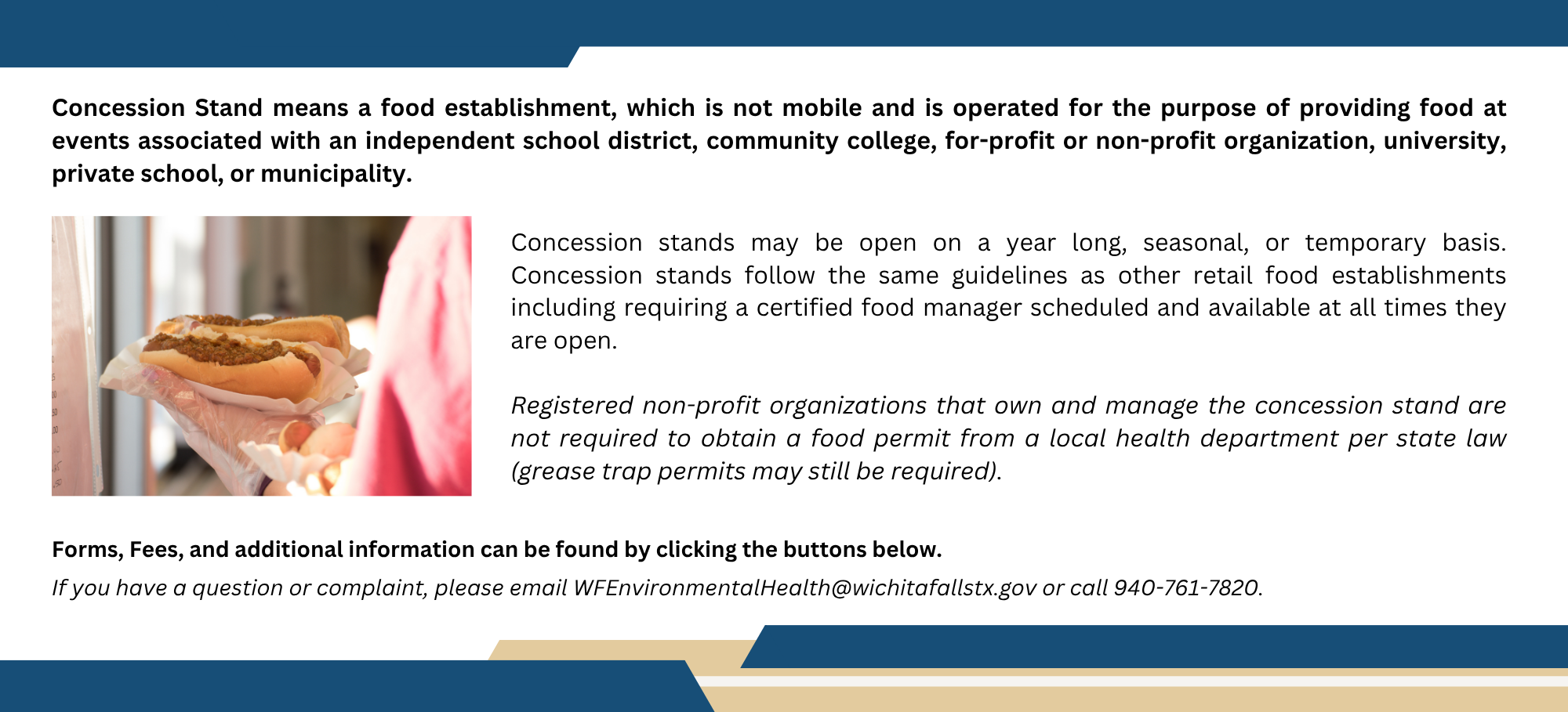 Concession Stand Permit 2