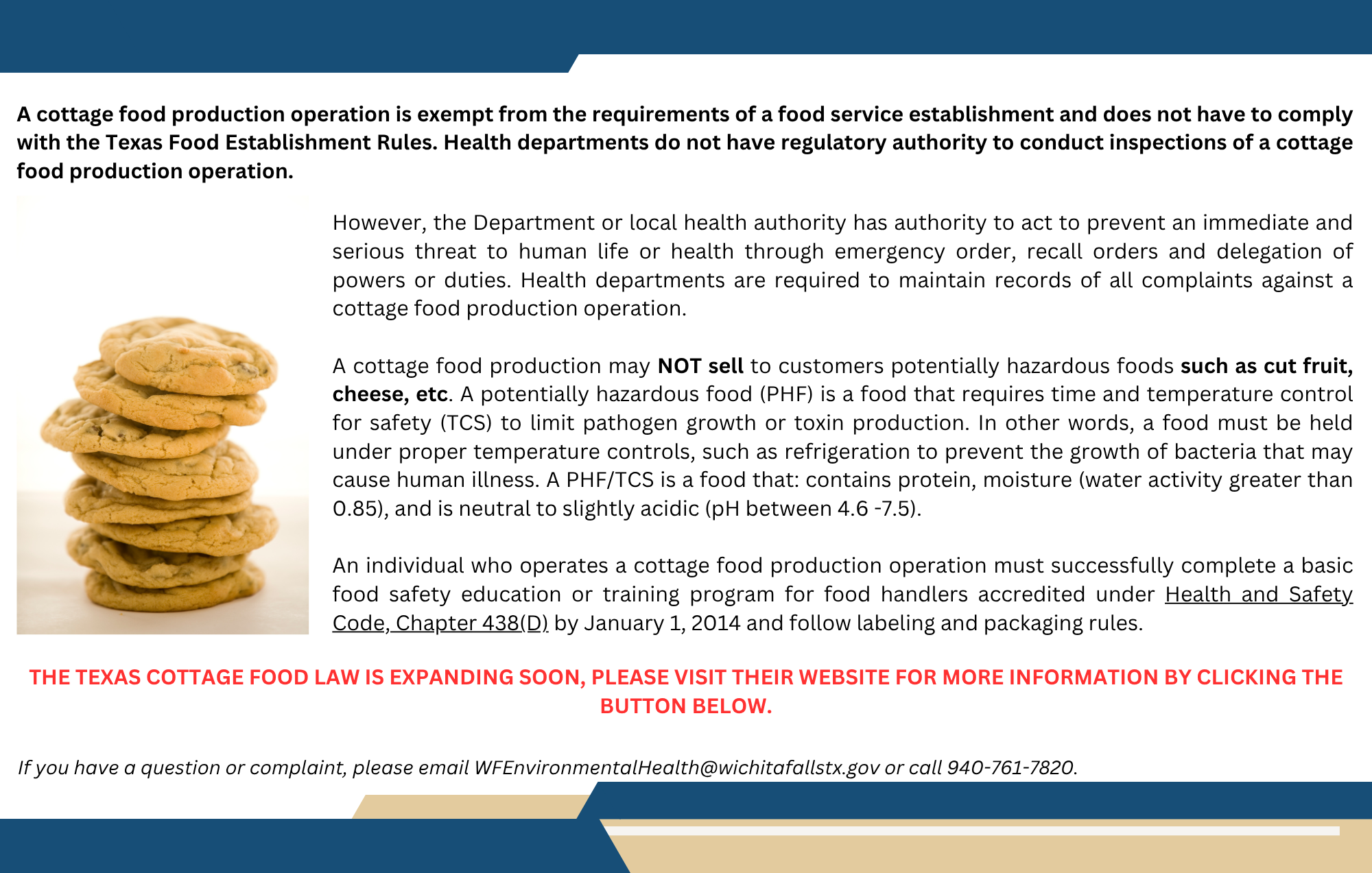 Texas Cottage Food Law  2