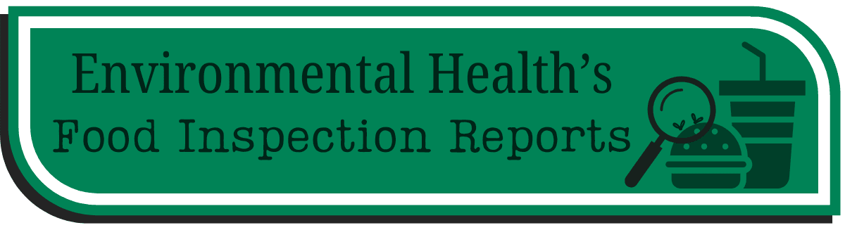 Environmental Healths Food Inspections Button - 4 x 1.09